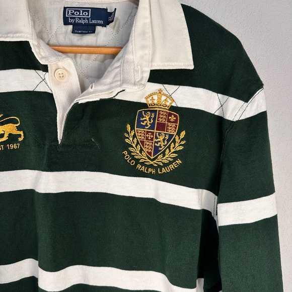 Polo Ralph Lauren Vintage Rugby Shirt Sz XL - Picture 2 of 4